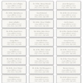 HARMONIE | Olive Green Étiquettes de adresse invit (Devant)