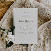 HARMONIE Sage Green Faire-part de mariage