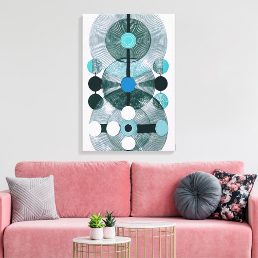 Harmonie van de Crop Circles Canvas Afdruk (Insitu (Woonkamer))