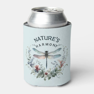 Harmonie van de natuur - Artistieke libel Blikjeskoeler