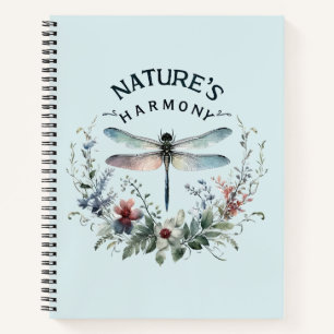 Harmonie van de natuur - Artistieke libel Notitieboek