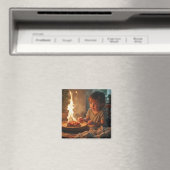 Harmonie van een kind en warm licht magneet (Insitu (Vaatwasser))