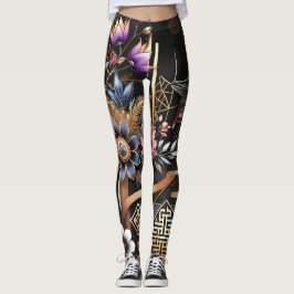 Harmonie van erfgoed en moderniteit leggings