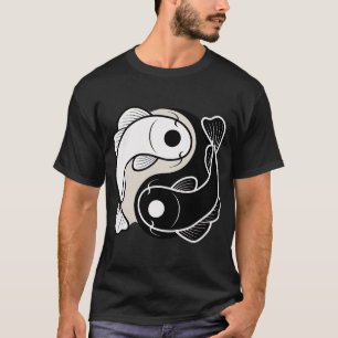 Harmonie van Koi Yin Yang T-shirt