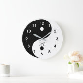 Harmonie Yin Yang Monogramme Horloge Mur (Maison)
