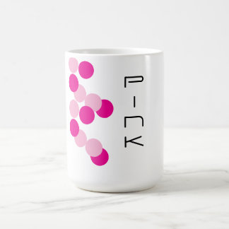 harmonieuze roze fusie koffiemok