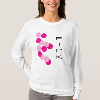 harmonieuze roze fusie t-shirt