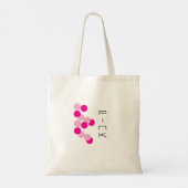 harmonieuze roze fusie tote bag (Achterkant)