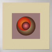 Harmonieuze tinten: minimalistisch verloop poster (Voorkant)