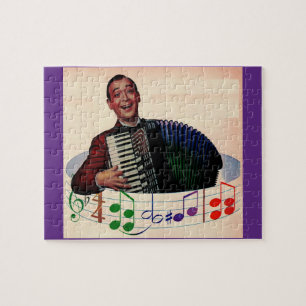 harmonika speler legpuzzel