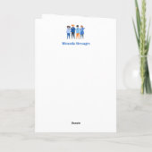 Harmonious Happy Birthday Lady Singers Kaart (Achterkant)