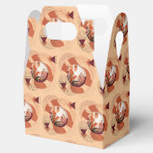 Harmonious Orange Blossom Circles Bedankdoosjes (Geopend)