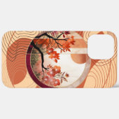 Harmonious Orange Blossom Circles Case-Mate iPhone Case (Achterkant / Rechts)