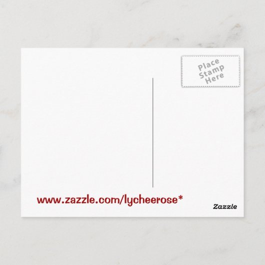 harmonisch briefkaart (Achterkant)