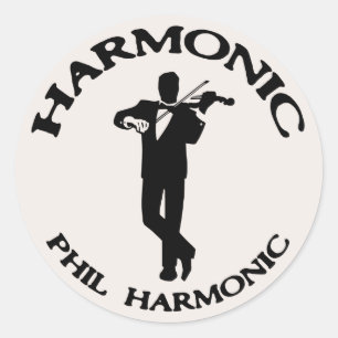 Harmonisch, Phil Harmonic Ronde Sticker