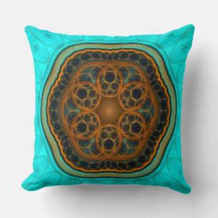Harmonische fractale mandala kussen