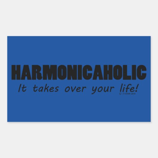 Harmonische levensechte rechthoekige Sticker (Voorkant)