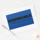 Harmonische levensechte rechthoekige Sticker (Envelop)