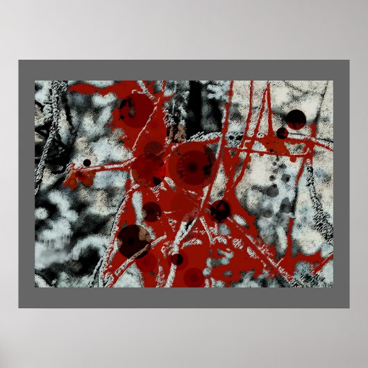 Harmonische vervorming - Abstract Poster (Voorkant)