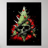Harmonizing Contrasts Christmas Tree Meets Punk-ro Poster (Voorkant)