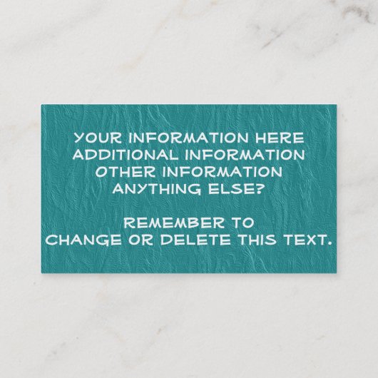 Harmony aangepaste Visitekaartjes (Achterkant)