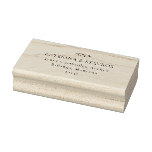 HARMONY Branch Retouradres Rubber Stamp Rubberstempel