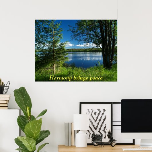 Harmony brengt vrede poster (Thuiskantoor)