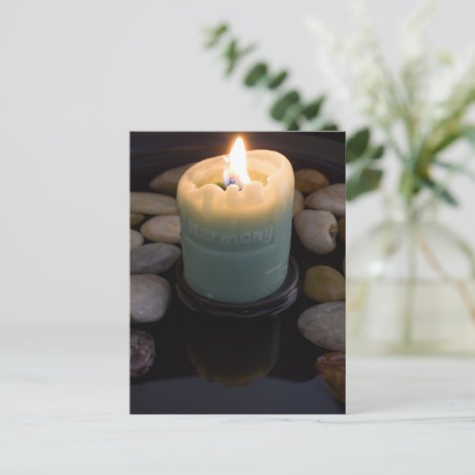 Harmony Candle Briefkaart (Staand voorkant)
