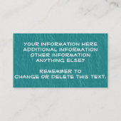 Harmony Cartes de visite personnalisés (Dos)