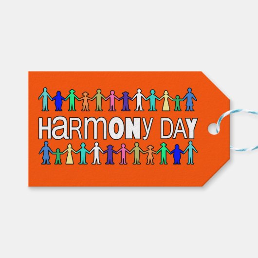 Harmony Day Australia  Cadeaulabel (Voorkant (Horizontaal))