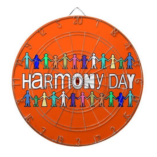 Harmony Day Australia  Dartbord (Voorkant)