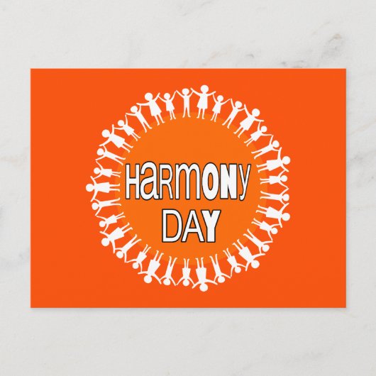 Harmony day, Australië Briefkaart (Voorkant)