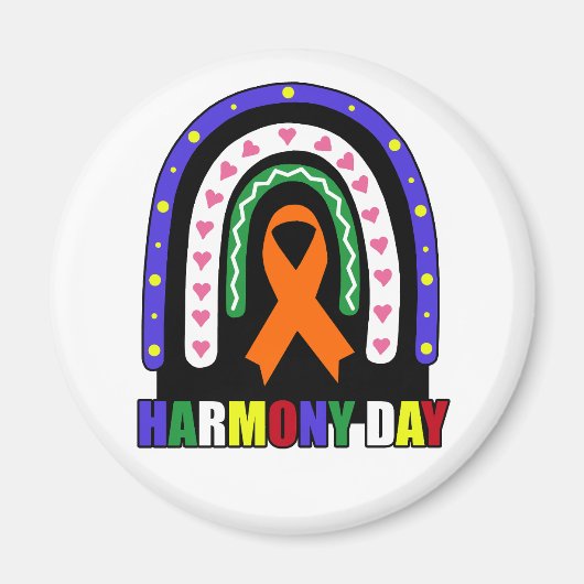 Harmony Day Australië Magneet (Voorkant)