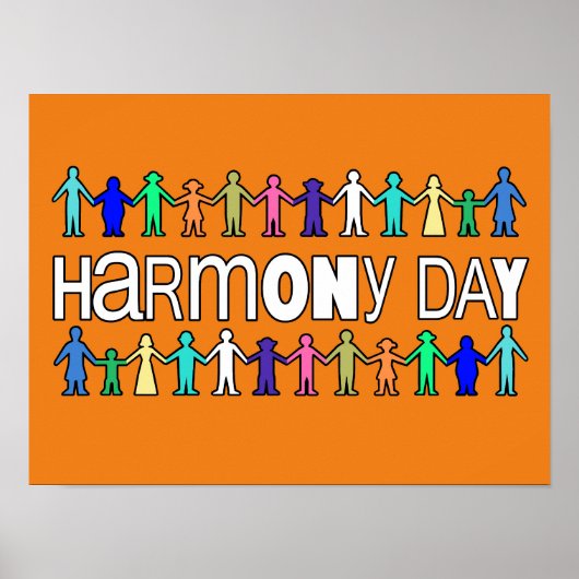 Harmony Day Australië Poster (Voorkant)