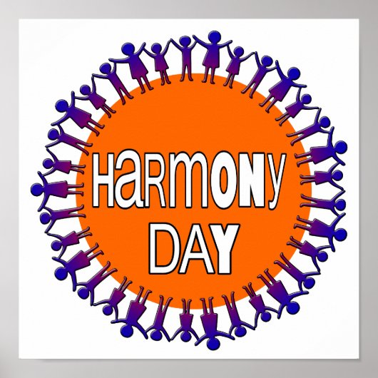 Harmony day, Australië Poster (Voorkant)