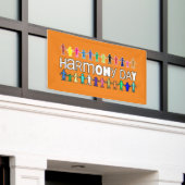 Harmony Day Australië Spandoek (Buitenkant Gebouw)