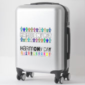 Harmony Day Australië Sticker (Koffer)