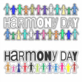 Harmony Day Australië Sticker (Voorkant)