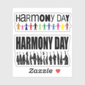 Harmony day, Australië Sticker (Vel)