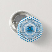 Harmony Dental 20th Anniversary Button (Voorkant /achterkant)