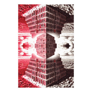 Harmony & Discord: Toren van Babel Foto Afdruk