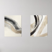 Harmony Duo - Paire d'encre Abstraite - Ensemble d (Recto)