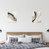 Harmony Duo - Paire d'encre Abstraite - Ensemble d (Chambre à coucher)