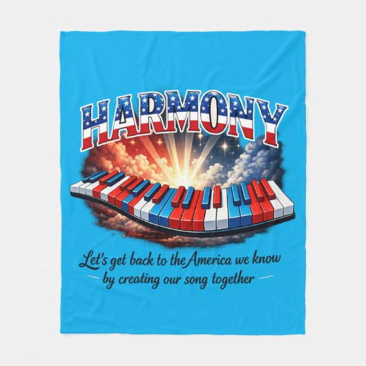 HARMONY FLEECE DEKEN (Voorkant)