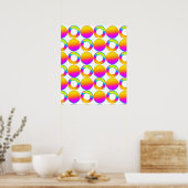 Harmony in Circles, Mesmerizing Discs Wall Art Poster (Keuken)