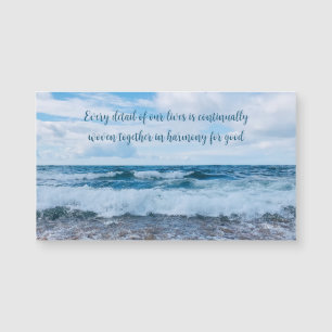 Harmony Inspirerend Beach Photography Magnet