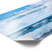 Harmony Inspirerend strandfotografie Foto Afdruk (Hoek)