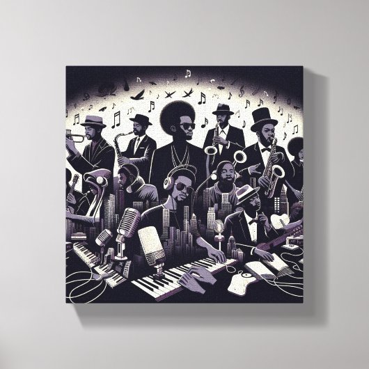 "Harmony Onthulde" Muurdoek Canvas Afdruk (Voorkant)