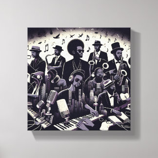 "Harmony Onthulde" Muurdoek Canvas Afdruk