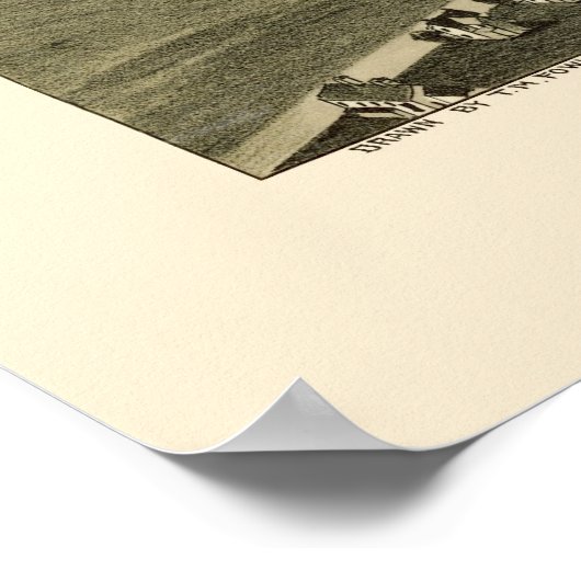 Harmony, PA Panorama Map - 1901 Poster (Hoek)